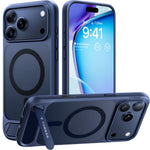 TORRAS Ostand L1 Series Cover til iPhone 17 Pro Kickstand TPU + PC Telefoncover Kompatibel med MagSafe