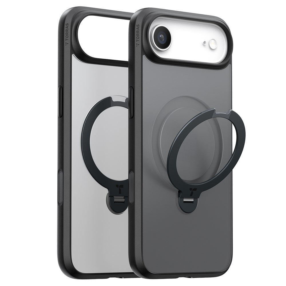 TORRAS Ostand Q3 Spin Series For iPhone Air Case Compatible with MagSafe Rotating Kickstand PC + TPU Phone Cover