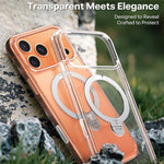 TORRAS Ostand Q3 Spin Series For iPhone 17 Pro Case Compatible with MagSafe Rotating Kickstand PC + TPU Phone Cover