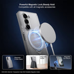 XUNDD For Samsung Galaxy Z Fold5 5G Magnetic Case Kickstand PC Cover with Tempered Glass