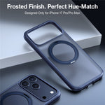TORRAS Ostand O1 Guardian Series For iPhone 17 Pro Magnetic Case Rotating Kickstand TPU + PC Phone Cover