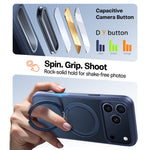 TORRAS Ostand O1 Guardian Series For iPhone 17 Pro Magnetic Case Rotating Kickstand TPU + PC Phone Cover