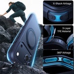 TORRAS Ostand O1 Guardian Series For iPhone 17 Pro Max Magnetic Case Rotating Kickstand TPU + PC Phone Cover