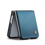 CASEME Til Samsung Galaxy Z Flip7 FE 5G Cover 023-serien RFID-blokerende glansfuldt standertelefoncover