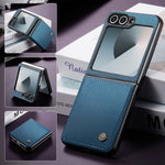 CASEME Til Samsung Galaxy Z Flip7 FE 5G Cover 023-serien RFID-blokerende glansfuldt standertelefoncover