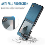 CASEME Til Samsung Galaxy Z Flip7 FE 5G Cover 023-serien RFID-blokerende glansfuldt standertelefoncover
