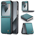CASEME Til Samsung Galaxy Z Flip7 FE 5G Cover 023-serien RFID-blokerende glansfuldt standertelefoncover