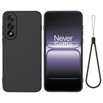 For OnePlus Nord 5 5G Liquid Silicone Case Phone Back Cover with Hand Strap