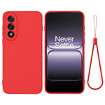 For OnePlus Nord 5 5G Liquid Silicone Case Phone Back Cover with Hand Strap