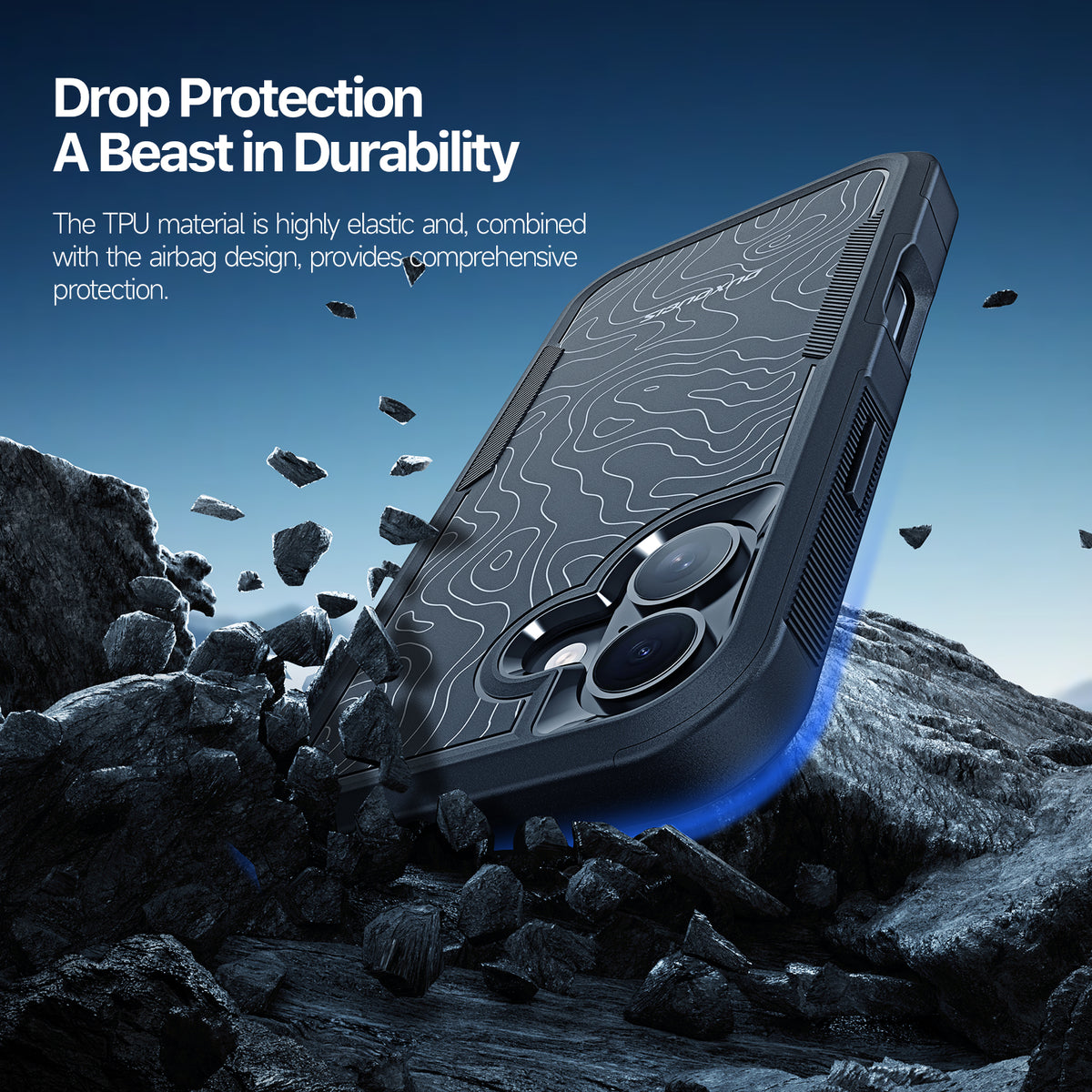 DUX DUCIS For iPhone 17 Magnetic Case  SHLD Series 10FT Drop Protection PC + TPU Phone Cover