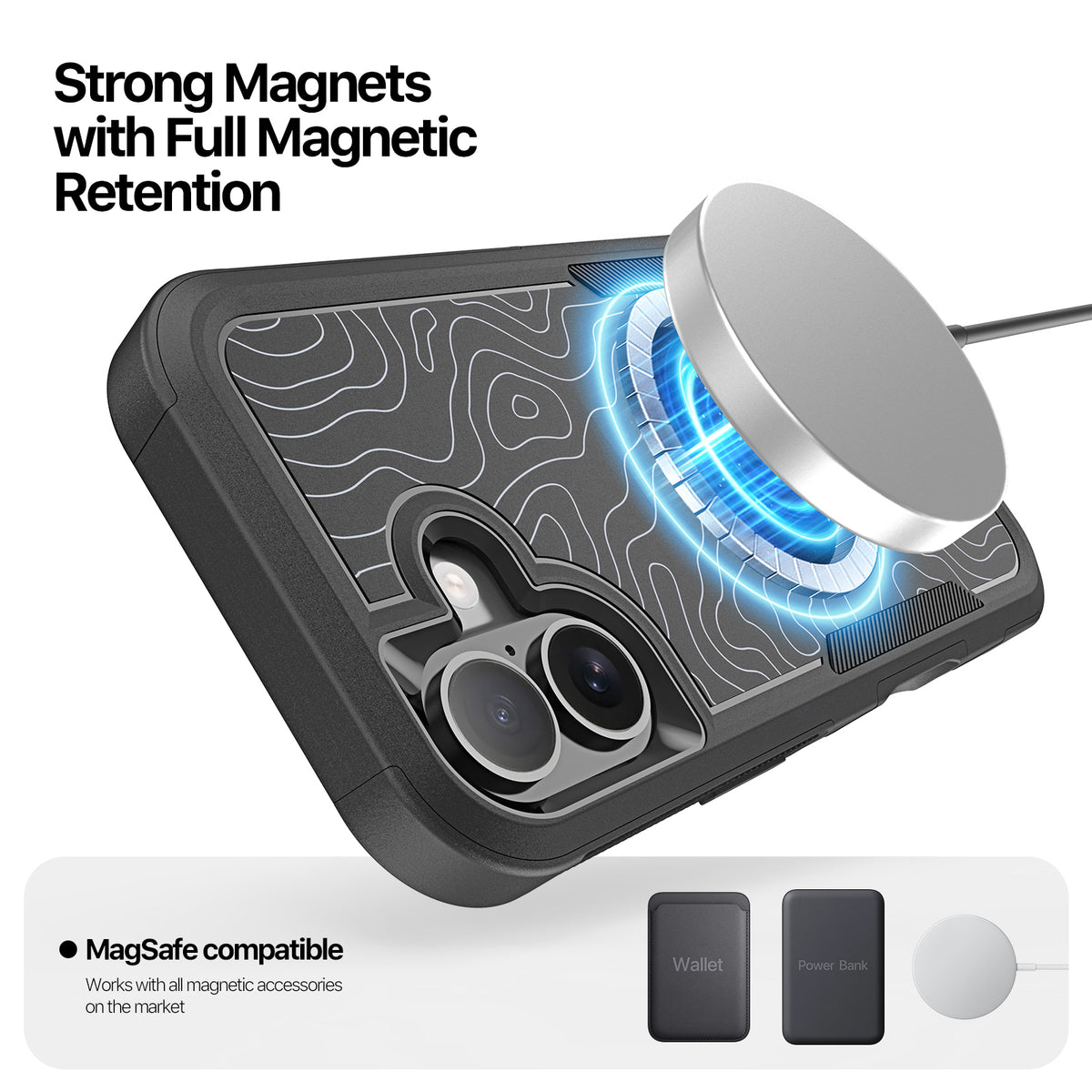 DUX DUCIS For iPhone 17 Magnetic Case  SHLD Series 10FT Drop Protection PC + TPU Phone Cover