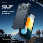 DUX DUCIS Til iPhone 17 Pro Magnetisk Cover SHLD Series 10FT Faldsikring PC + TPU Telefoncover