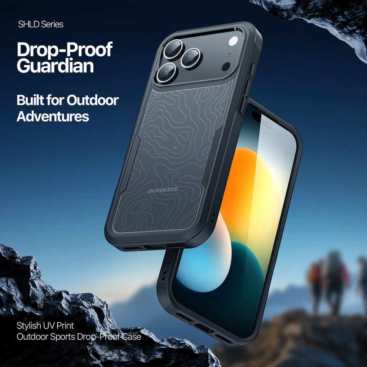 DUX DUCIS Til iPhone 17 Pro Magnetisk Cover SHLD Series 10FT Faldsikring PC + TPU Telefoncover
