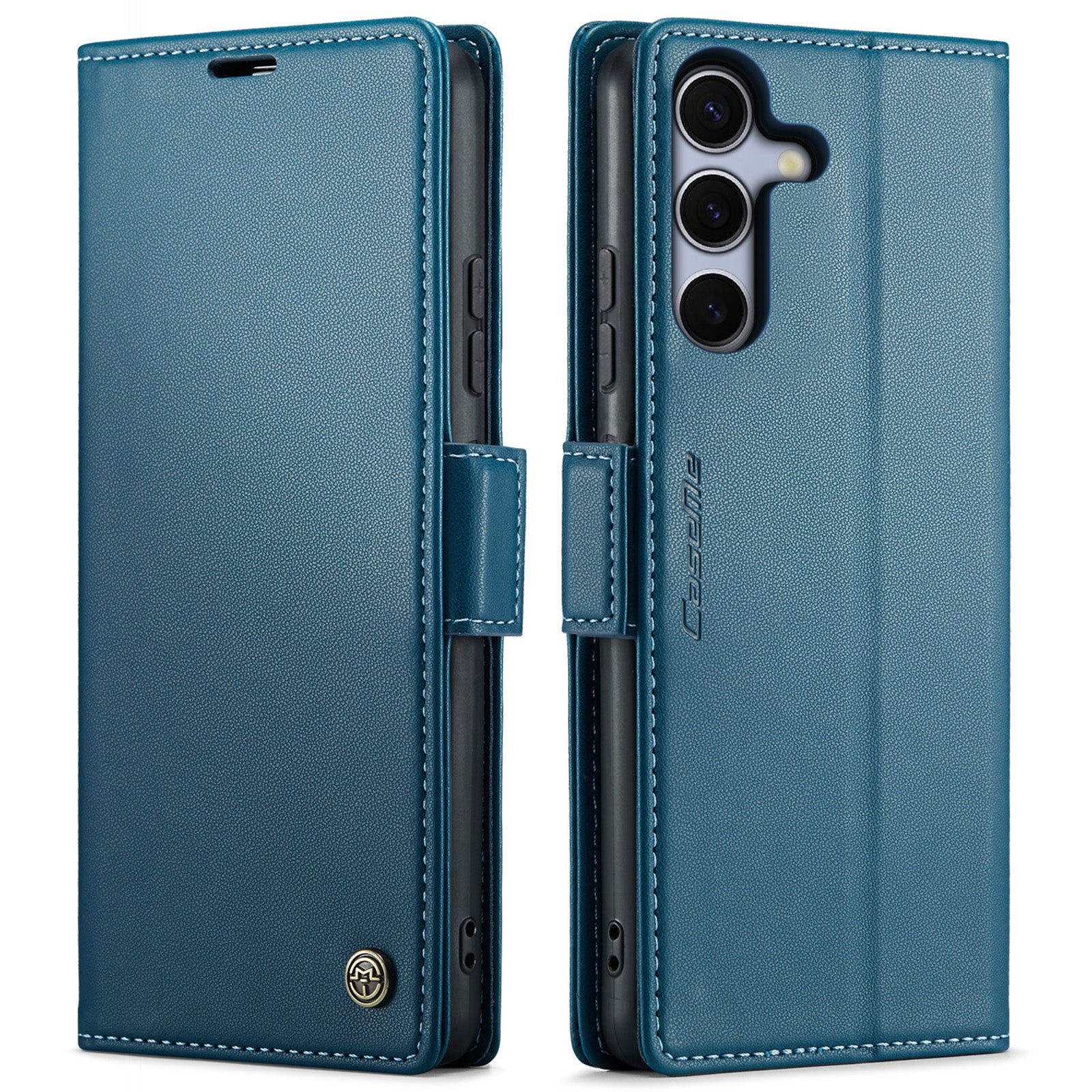 CASEME For Samsung Galaxy S25 FE Case 023 Series RFID Blocking Glossy Stand Phone Cover