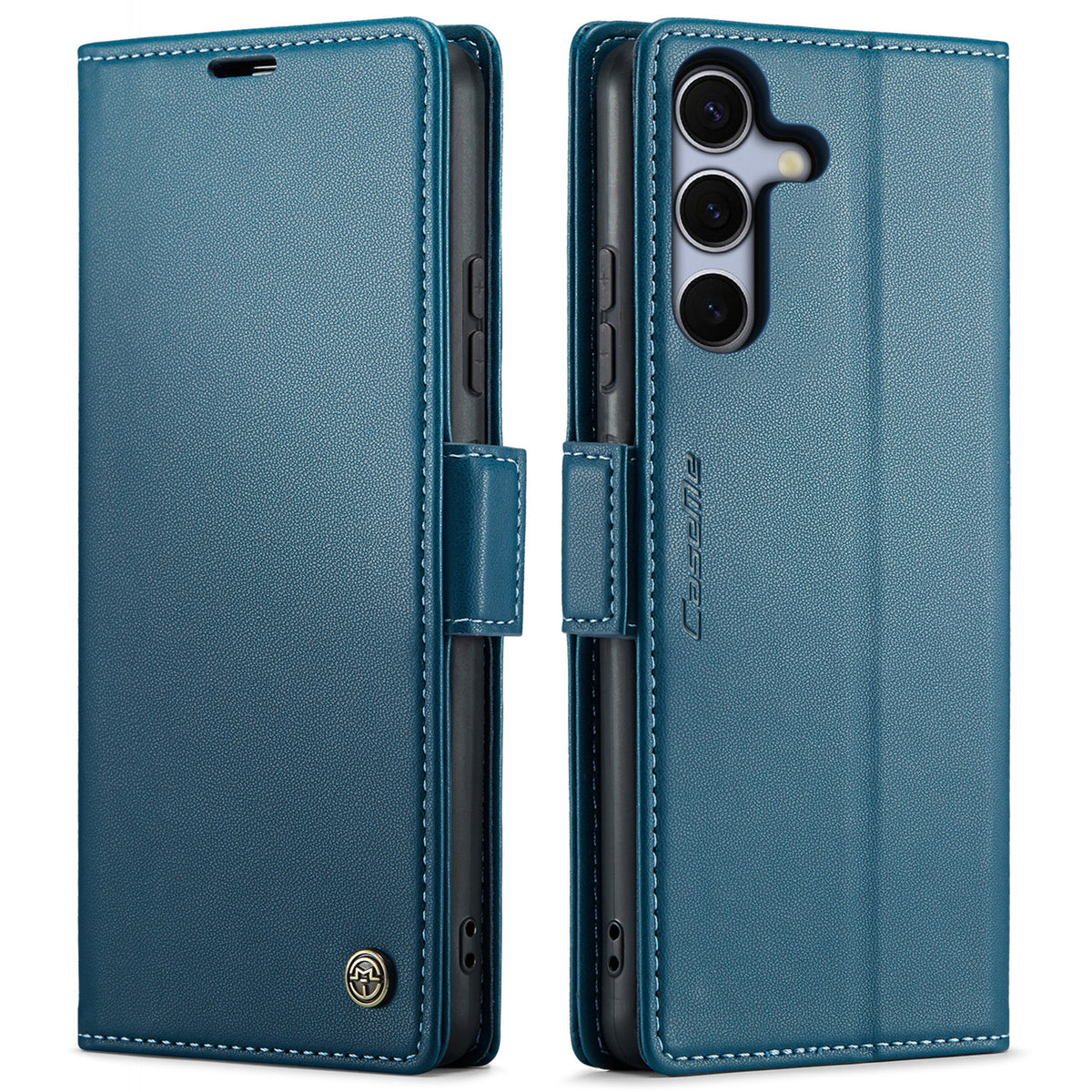 CASEME For Samsung Galaxy S25 FE Case  023 Series RFID Blocking Glossy Stand Phone Cover