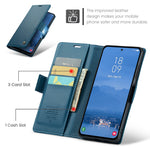 CASEME For Samsung Galaxy S25 FE Case  023 Series RFID Blocking Glossy Stand Phone Cover