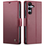 CASEME For Samsung Galaxy S25 FE Case  023 Series RFID Blocking Glossy Stand Phone Cover