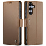 CASEME For Samsung Galaxy S25 FE Case  023 Series RFID Blocking Glossy Stand Phone Cover