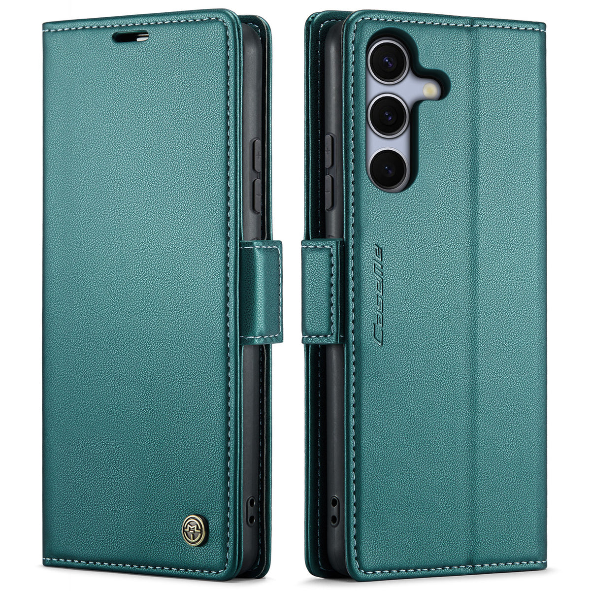 CASEME For Samsung Galaxy S25 FE Case  023 Series RFID Blocking Glossy Stand Phone Cover