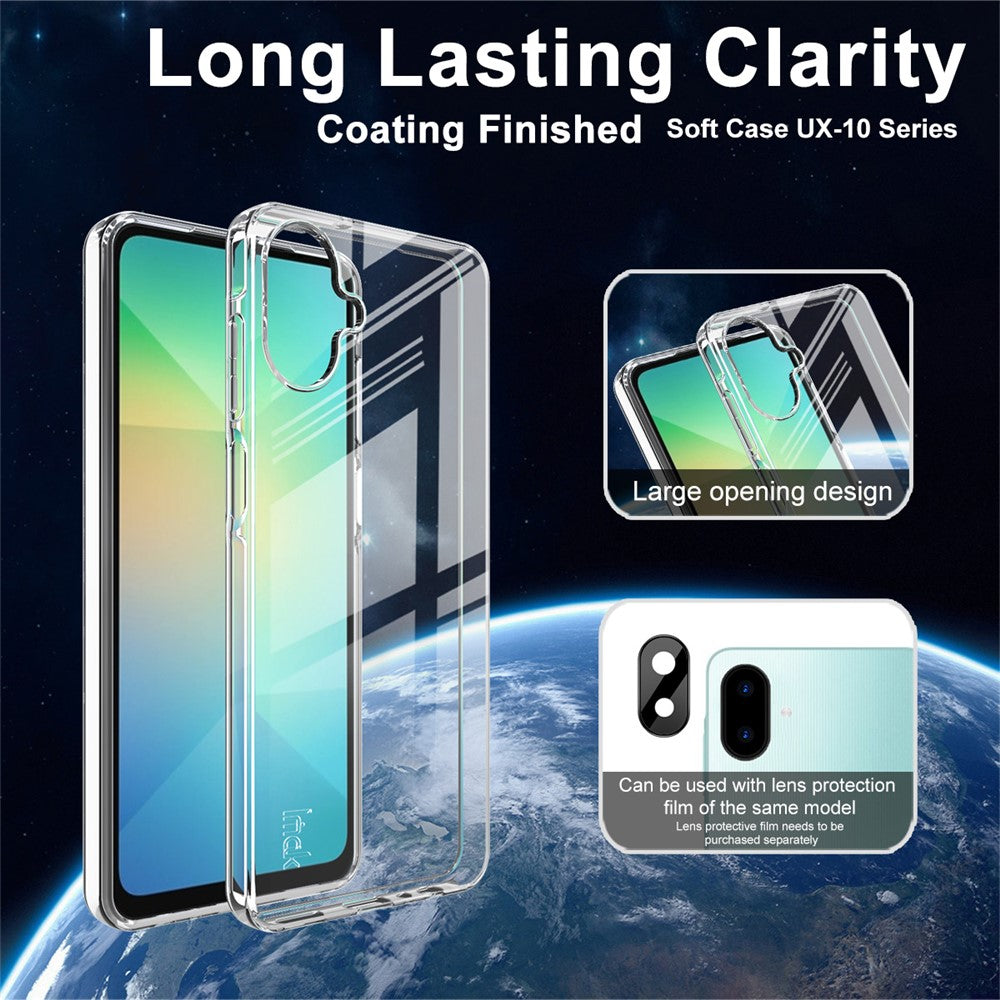 IMAK UX-10 Series For Samsung Galaxy A07 4G Clear Phone Case Soft TPU Mobile Back Cover