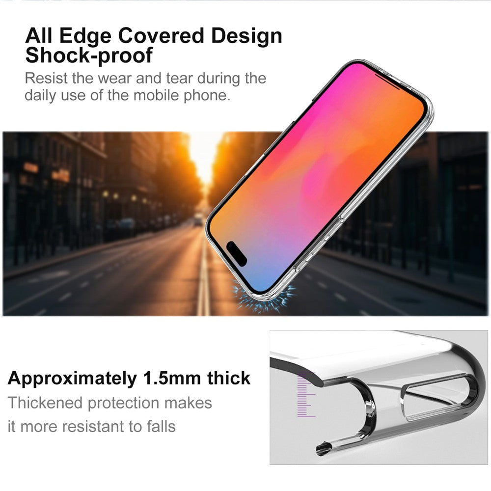 IMAK UX-10 Series For iPhone Air Clear Phone Case Soft TPU Mobile Back Cover