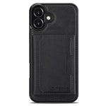 LC.IMEEKE L5 For iPhone 17 Magnetic Phone Case Leather Back Cover with Detachable Card Holder