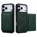 LC.IMEEKE L5 For iPhone 18 Pro / 17 Pro Magnetic Phone Case Leather Back Cover with Detachable Card Holder