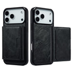 LC.IMEEKE L5 For iPhone 18 Pro Max / 17 Pro Max Magnetic Phone Case Leather Back Cover with Detachable Card Holder