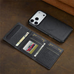 LC.IMEEKE L5 For iPhone 18 Pro Max / 17 Pro Max Magnetic Phone Case Leather Back Cover with Detachable Card Holder