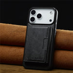LC.IMEEKE L5 For iPhone 18 Pro Max / 17 Pro Max Magnetic Phone Case Leather Back Cover with Detachable Card Holder