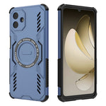 Samsung Galaxy A08 5G / A08 4G / A07 5G / A07 4G / A07s 4G magnetisk Butterfly Armor-hul med hulmønster, varmeafledende PC + TPU-mobilcover