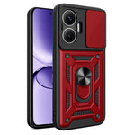 For Xiaomi Redmi Turbo 4 Pro 5G  /  Poco F7 5G Case with Slide Camera Lid PC + TPU Kickstand Phone Cover