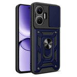 For Xiaomi Redmi Turbo 4 Pro 5G  /  Poco F7 5G Case with Slide Camera Lid PC + TPU Kickstand Phone Cover