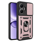 For Xiaomi Redmi Turbo 4 Pro 5G  /  Poco F7 5G Case with Slide Camera Lid PC + TPU Kickstand Phone Cover