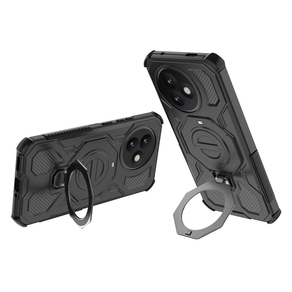 For Xiaomi Redmi K80 Ultra 5G Magnetic Case Rotating Metal Kickstand Shockproof PC + TPU Phone Back Cover