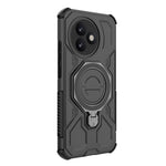For Xiaomi Redmi K80 Ultra 5G Magnetic Case Rotating Metal Kickstand Shockproof PC + TPU Phone Back Cover