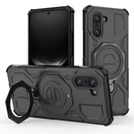 For OnePlus Nord CE5 5G / Ace 5 Racing 5G Magnetic Case Rotating Metal Kickstand PC + TPU Phone Back Cover