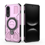 Til OnePlus Ace 5 Ultra 5G / Nord 5 5G Magnetisk Etui Roterende Metal Støttefod PC + TPU Telefon Bagcover