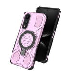 Til OnePlus Ace 5 Ultra 5G / Nord 5 5G Magnetisk Etui Roterende Metal Støttefod PC + TPU Telefon Bagcover