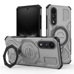 Til OnePlus Ace 5 Ultra 5G / Nord 5 5G Magnetisk Etui Roterende Metal Støttefod PC + TPU Telefon Bagcover