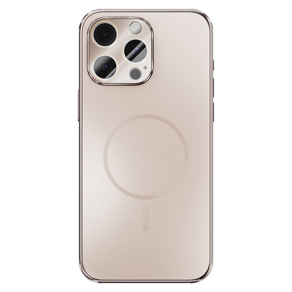 ABEEL For iPhone 15 Pro Max Case Compatible with MagSafe TPU PC Cooling Matte Phone Back Cover with Lens Film