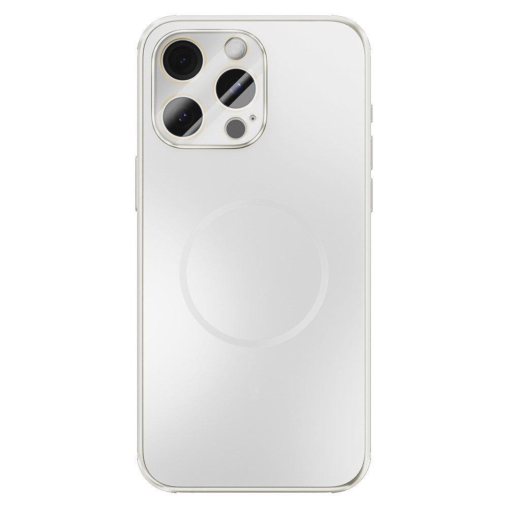ABEEL For iPhone 15 Pro Max Case Compatible with MagSafe TPU PC Cooling Matte Phone Back Cover with Lens Film