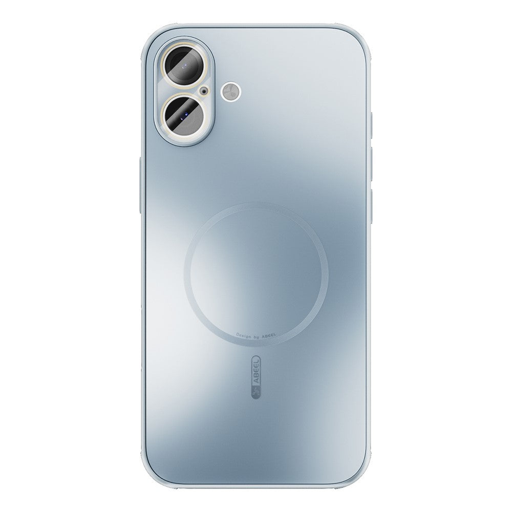 ABEEL For iPhone 16 Case Compatible with MagSafe TPU PC Cooling Matte Phone Back Cover with Lens Film