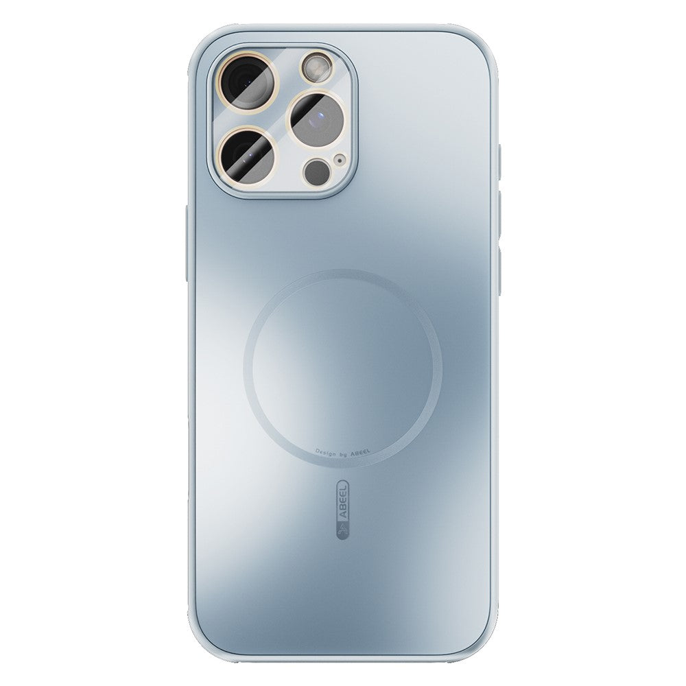 ABEEL For iPhone 16 Pro Case Compatible with MagSafe TPU PC Cooling Matte Phone Back Cover with Lens Film