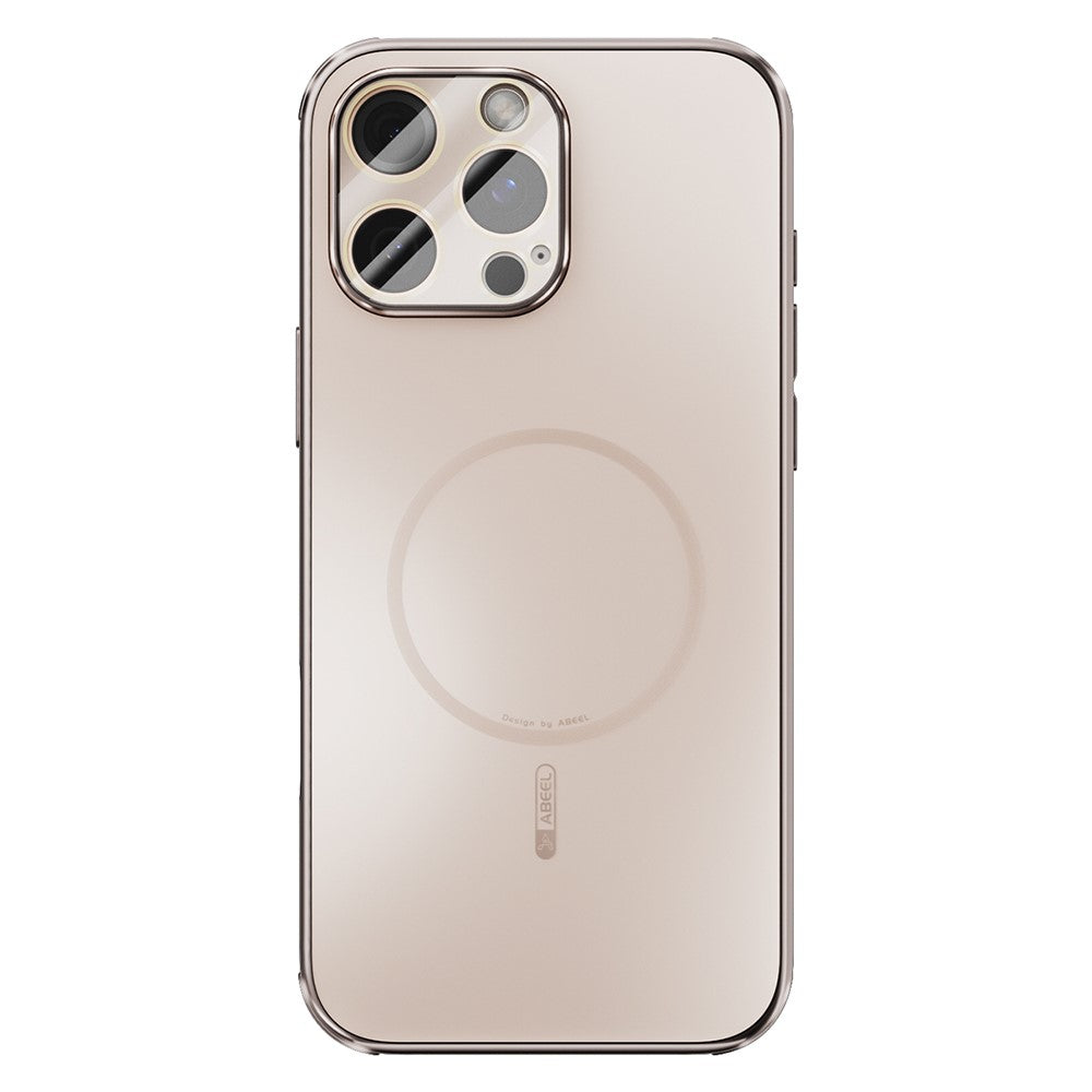 ABEEL For iPhone 16 Pro Case Compatible with MagSafe TPU PC Cooling Matte Phone Back Cover with Lens Film
