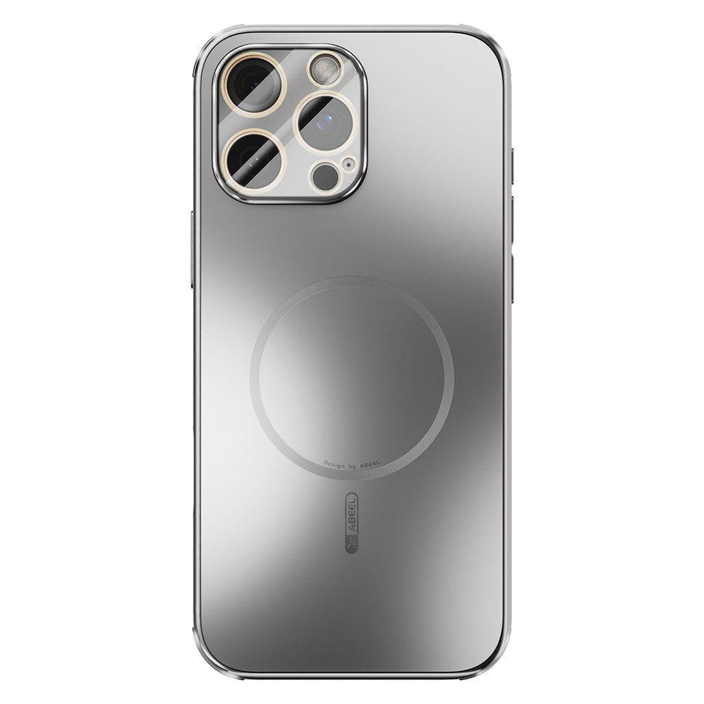 ABEEL For iPhone 16 Pro Case Compatible with MagSafe TPU PC Cooling Matte Phone Back Cover with Lens Film