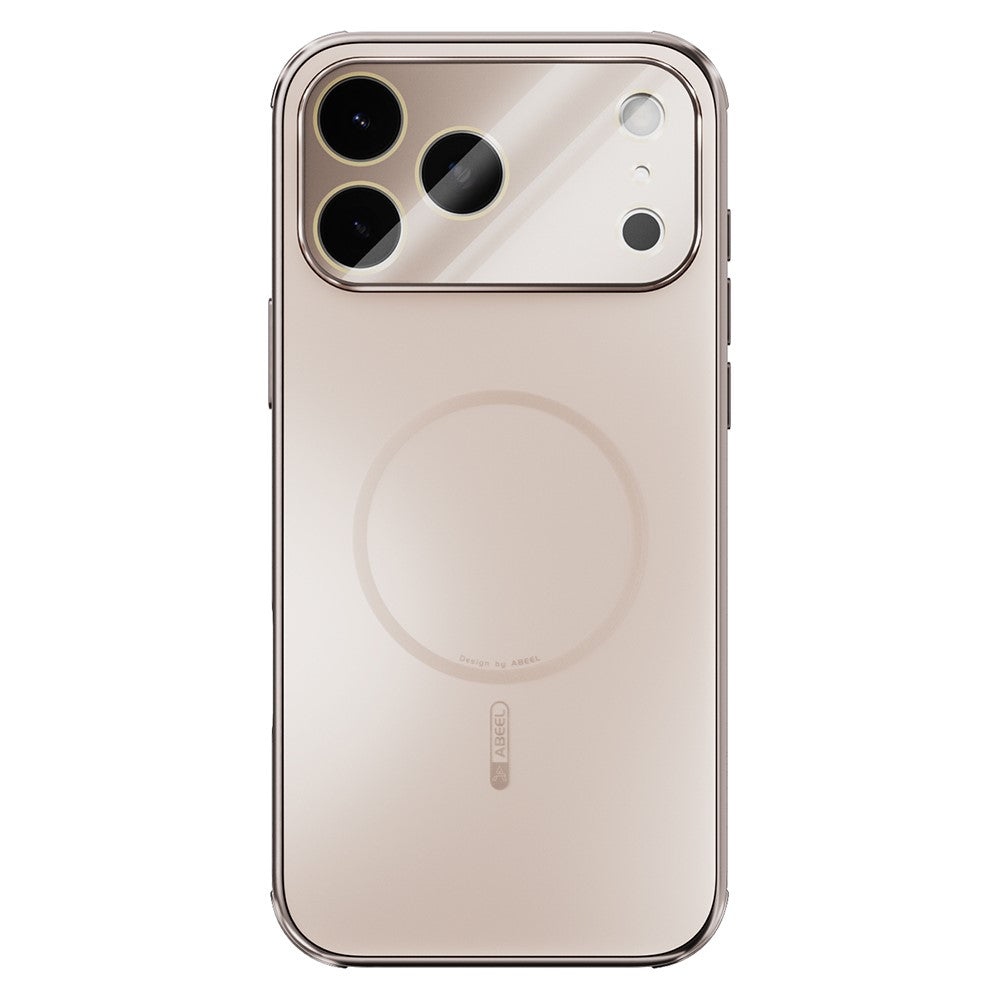ABEEL Cover til iPhone 17 Pro Kompatibel med MagSafe TPU PC Kølende Mat Telefonbagsidecover med Linsefilm