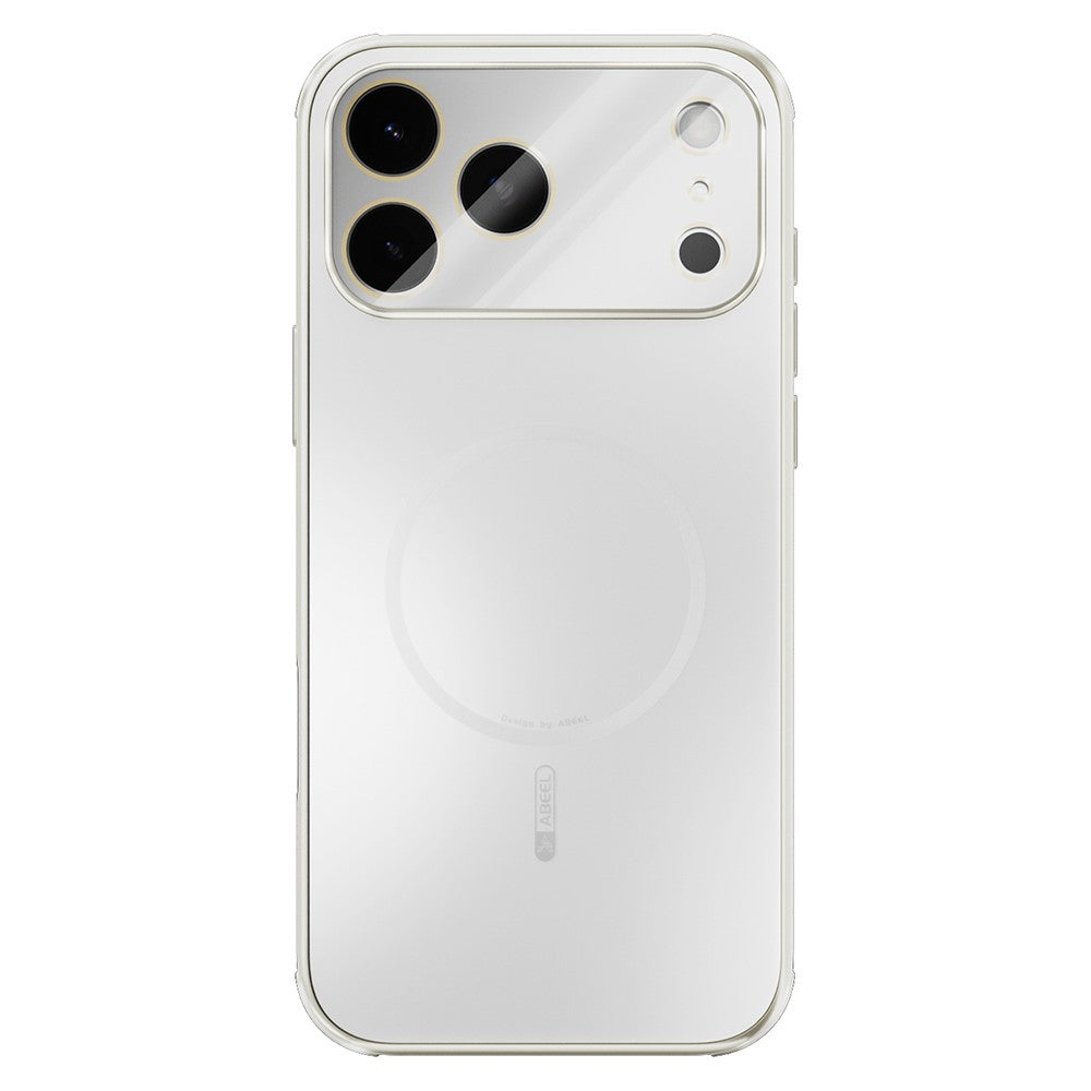 ABEEL Cover til iPhone 17 Pro Kompatibel med MagSafe TPU PC Kølende Mat Telefonbagsidecover med Linsefilm