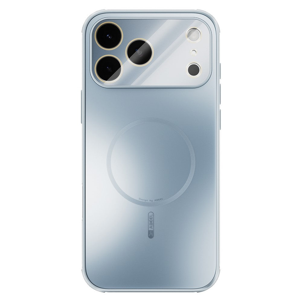 ABEEL Cover til iPhone 17 Pro Kompatibel med MagSafe TPU PC Kølende Mat Telefonbagsidecover med Linsefilm