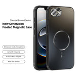 ABEEL For iPhone 17e / 16e Case Compatible with MagSafe TPU PC Cooling Matte Phone Back Cover with Lens Film